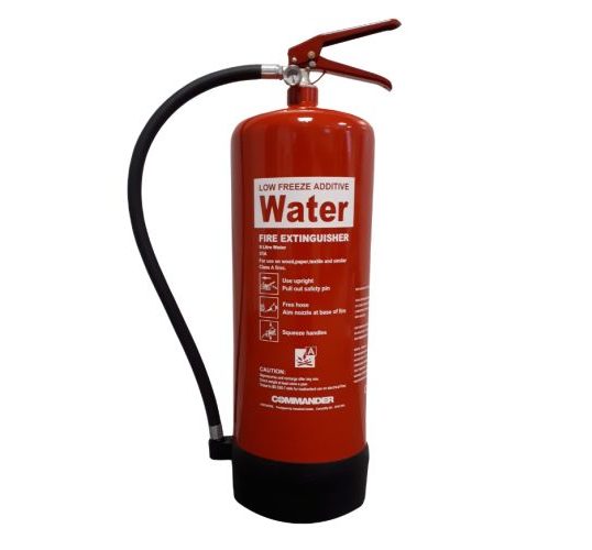 Ltr Water Fire Extinguisher C W Low Freeze Additive Fire Safety